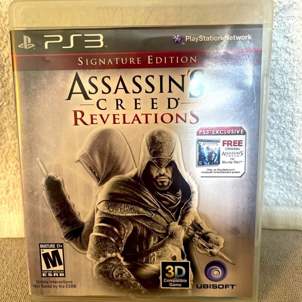 Assassin's Creed: Revelations -Signature Edition PS3 CIB Disc Mint Condition